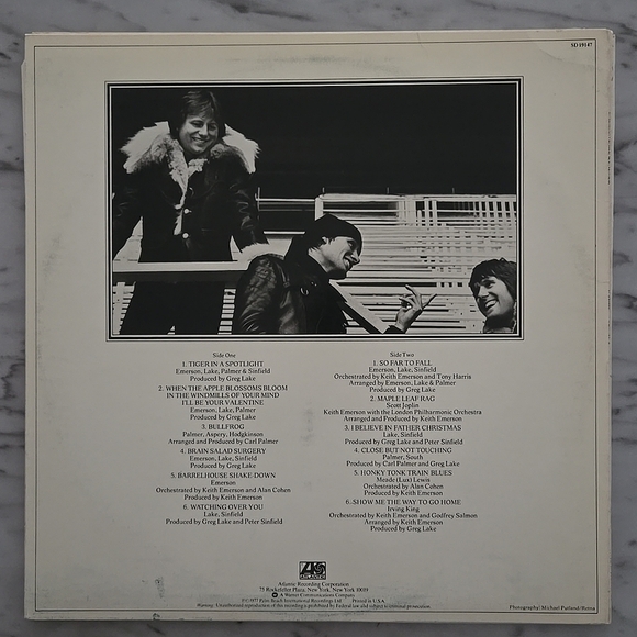 Emerson Lake & Palmer ELP Works Volume 2 SD19147 Album LP Record Vinyl 1982 - Picture 2 of 7